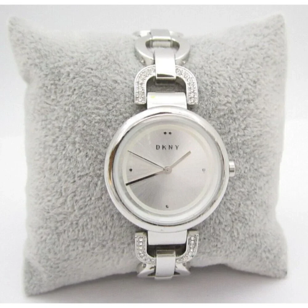 Women DKNY Quartz WR Analog 29mm Dial Round Watch (G701)